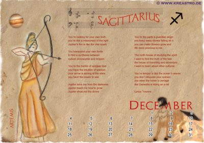 Preview: Astro-Song-Kalender