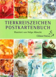 Tierkreiszeichen Postkartenbuch