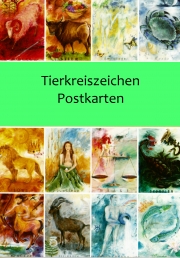 Tierkreiszeichen Postkarten