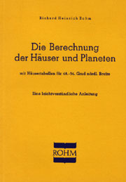 Die Berechnung der Häuser und Planeten