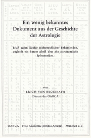 Ein wenig bekanntes Dokument aus der Geschichte der Astrologie