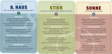 Kreative Astrologie Kartenset