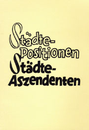 Städtepositionen - Städteaszendenten